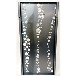 Extra image of Bubble Design 2mm Steel Rustic Metal Screen - 75cm tall