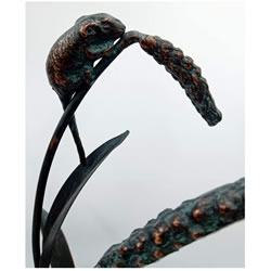 Extra image of Field Mouse on Bullrushes Ornament