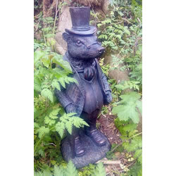 Extra image of Stone Resin Wind in the Willows Sculptures: Toad, Ratty, Mole, Badger