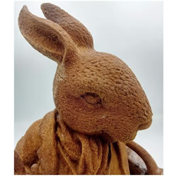 Extra image of Cold Cast Iron Mr Rabbit Garden Ornament from Beatrix Potter