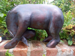 Extra image of Miniature Eeyore Garden & Home Sculpture Ornament