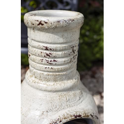 Extra image of Oxford Barbecues Vintage Mocha Clay Chiminea Patio Heater