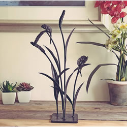 Image of Field Mouse on Bullrushes Ornament