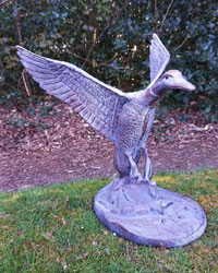Extra image of Flying Duck Garden Sculpture
