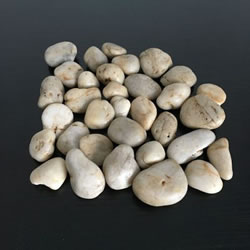 Small Image of 1kg New Assorted Beige Sand Natural Stones Pebbles