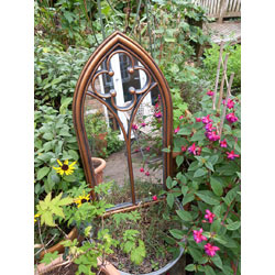 Small Image of Bexley Arched Mirror - Copper Effect