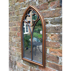 Extra image of Bexley Arched Mirror - Copper Effect