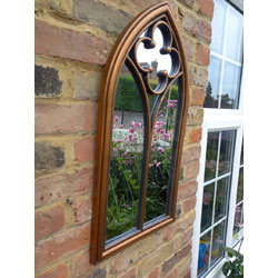 Extra image of Bexley Arched Mirror - Copper Effect