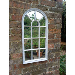 Extra image of Lutterworth Arched Mirror - Antique White