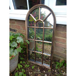 Extra image of Lutterworth Arched Mirror - Copper Finish