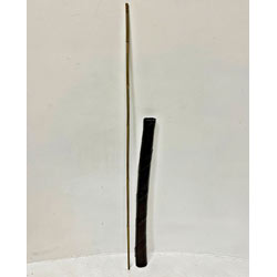 Extra image of 50 Brown Spiral Tree Guards with Canes - 60cm x 38mm