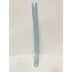 Extra image of 150 Clear Spiral Tree Guards with Canes- 60cm x 38mm
