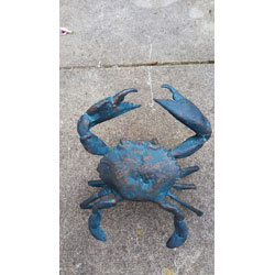 Extra image of Crab Ornament For Garden Or Home Cast Aluminium In Antique Finish