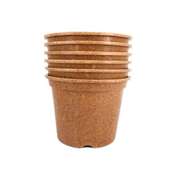 Extra image of Nutley's Biodegradable 9cm Plant Pots Bamboo Style