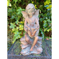 Small Image of Woodland Fairy Garden Ornament - 43cm tall