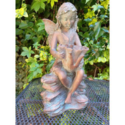 Extra image of Woodland Fairy Garden Ornament - 43cm tall