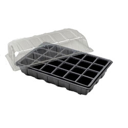 Extra image of Nutley's 24 Cell Full Size Seed Propagator Set - Tray: Without Holes