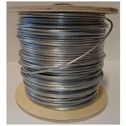 Extra image of 150m Roll of 3.15mm Diameter Galvanised Mild Steel Line or Straining Wire in a Handy Spool