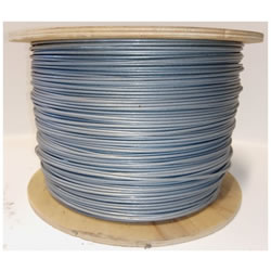 Extra image of 1000m roll of 2mm Diameter Galvanised Mild Steel line or Straining Wire in a Handy Spool