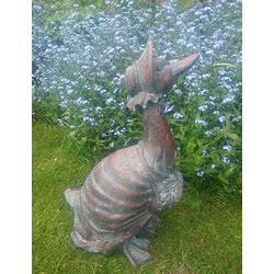 Small Image of Sculpture of Jemima Puddle-Duck with a Verde Finish