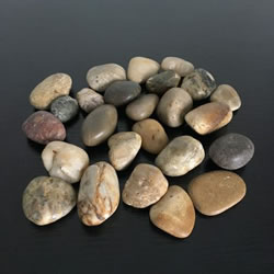 Image of 1kg Large Assorted Browns Natural Stones Pebbles