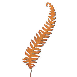Extra image of Set Of 3 Rustic Giant Fern Wall Art Sculptures