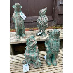 Small Image of Wind in the Willows Riverbank Set - Cast Aluminium