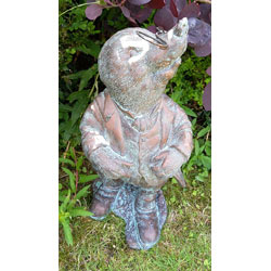 Small Image of Wind in the Willows Garden Sculpture of Mole - 56cm