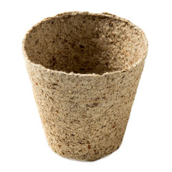 Extra image of Nutley's 8cm Round Jiffy Peat-Free Fibre Plant Pot - Pack of 10