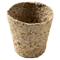 Extra image of Nutley's 6cm and 8cm Round Jiffy Peat-Free Fibre Plant Pots Duo (25 of Each)