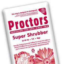 Image of Proctors Super Shrubber & Tree Garden Plant Fertiliser - 20kg sack
