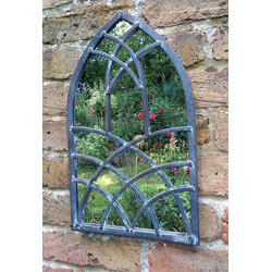 Small Image of Shillington Arched Window Mirror Screen