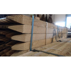 Extra image of Square & Pointed Wooden HC4 Pressure Treated Tree Stakes/Posts, 1.2m x 45mm - 10 Stakes