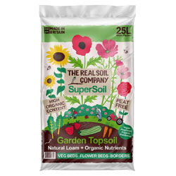 Small Image of SuperSoil 25 Litre Bag of Organic and Nutritional Top Soil Sustainable Peat-free Loam
