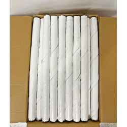 Small Image of White Spiral Tree Guards - 60cm x 38mm