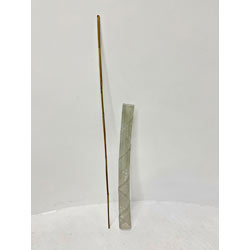 Extra image of 150 Clear Extra Wide Spiral Tree Guards with Canes - 60cm x 50mm