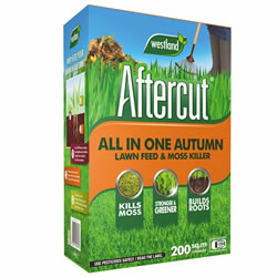 Small Image of Aftercut All In One Autumn Lawn Care (Lawn Feed and Moss killer) - 200 sq.m - 7kg (20400457)