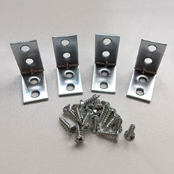 Small Image of 1 inch Corner Braces Pack of 4 with Screws