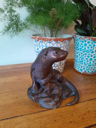Extra image of Miniature Otter Garden Ornament
