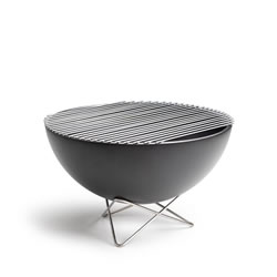 Extra image of Black Steel Firepit and BBQ Grill