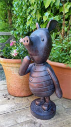 Image of Piglet Garden Sculpture - Large