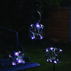 Small Image of Cole & Bright Solar Flower Ball Hanging Light (L26424)