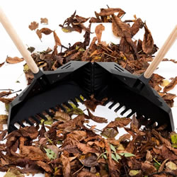 Small Image of Clear 'N' Collect Multi Purpose Leaf Rake & Collector