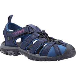 Small Image of Cotswold Navy/Fuchsia Colesbourne Women's Sandal