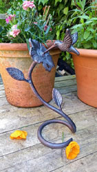 Image of Hummingbird Garden Sculpture