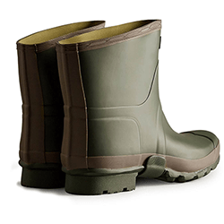 Extra image of Hunter Dark Olive/Clay Gardener Short Wellington Boot