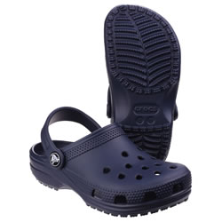 Extra image of Crocs Kids Classic Clog in Navy
