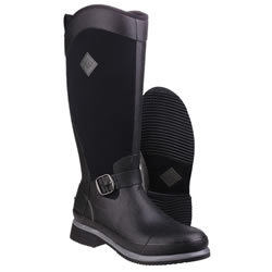 Extra image of Muck Boot - Reign Tall - Black/Gunmetal - UK Size 3
