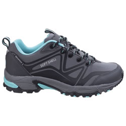 Image of Cotswold Abbeydale Low Boot in Grey, Black, Aqua