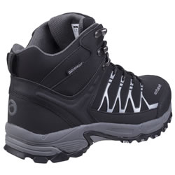 Small Image of Cotswold Abbeydale Mid Boots in Black/Grey